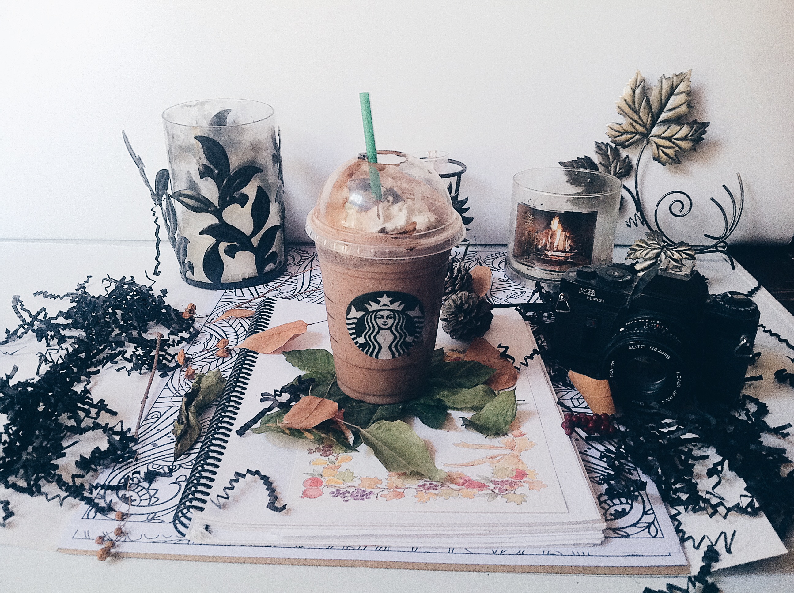 Starbucks, double chocolate chip frappuccino, Starbucks photography